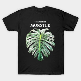 WHITE MONSTER MONSTERA T-Shirt